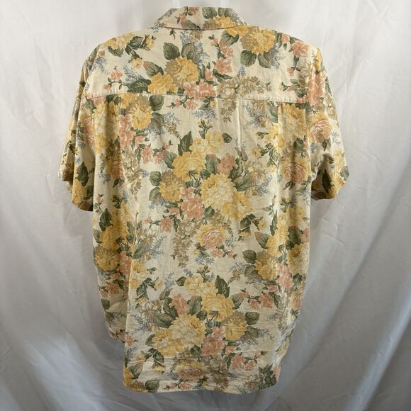 Vtg Alfred Dunner 18 Floral Button-Up Shirt Women's Boho Cottagecore Grandmacore - Picture 11 of 16
